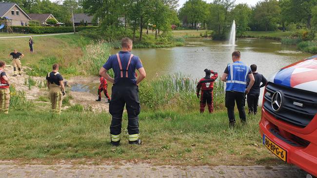 Brandweer probeert jonge nijlgans te redden (Video)