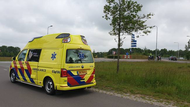 Motorrijder gewond bij valpartij op N34