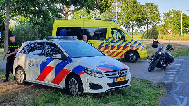 Motorrijder gewond bij valpartij