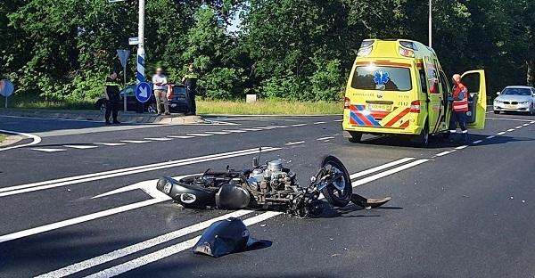 Motorrijder gewond bij ongeval in Bovensmilde