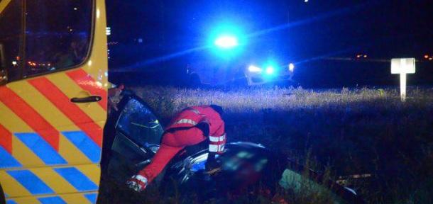 Traumahelikopter ingezet voor ongeval met ernstig gewonde (video)