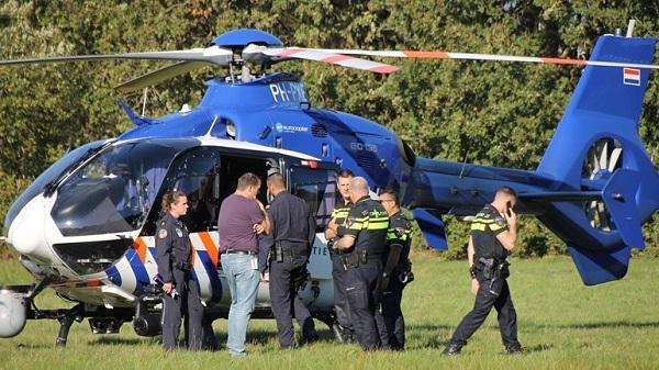 Grote zoekactie met politiehelikopter naar vermist persoon