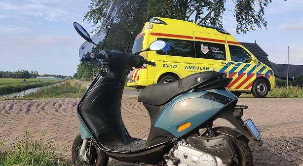 Scooterrijder gewond na valpartij in Smilde