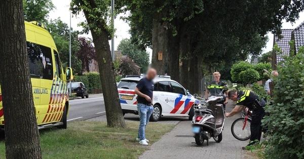 Blikschade nadat scooterrijder onderuit gaat in Klazienaveen