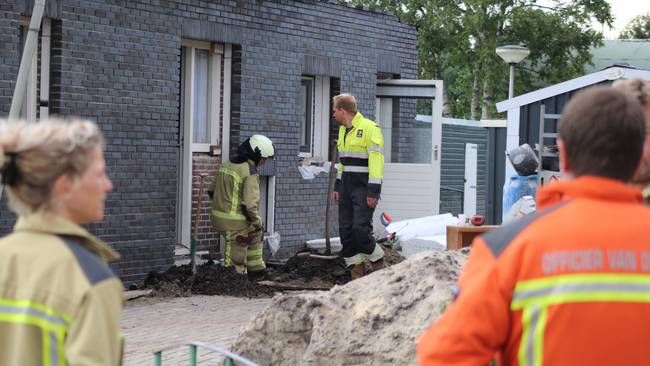 Waterleiding lek tijdens verbouwing van woning (Video)