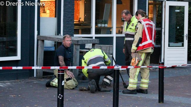 Omgeving van restaurant tijdelijk afgezet vanwege gaslekkage (Video)