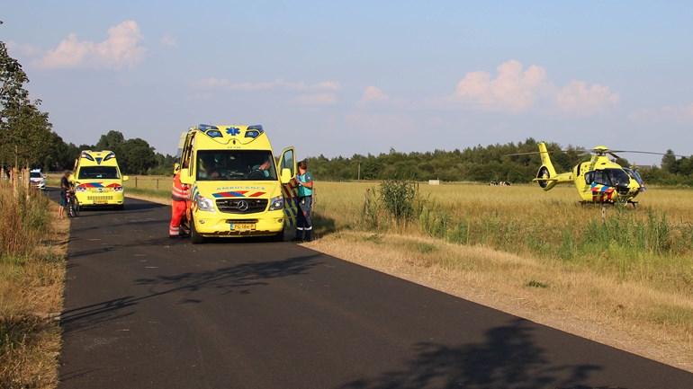 Traumahelikopter ingezet voor ongeval met fietsers