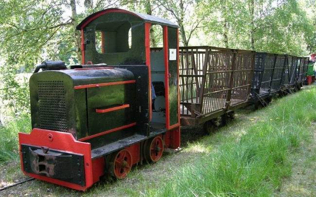 Treinenparade nieuwe stijl bij Industrieel Smalspoormuseum Erica