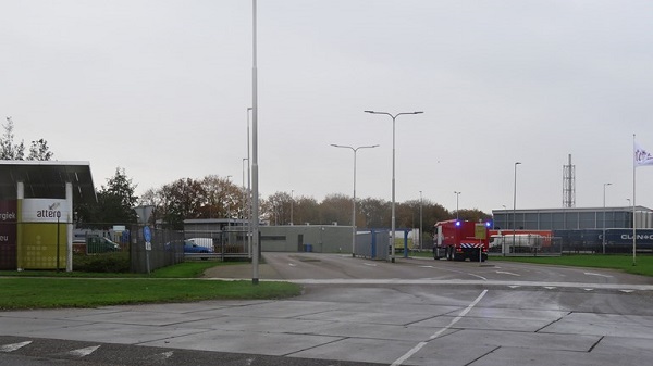 Brand in dertig meter hoge silo bij Attero in Wijster (video)