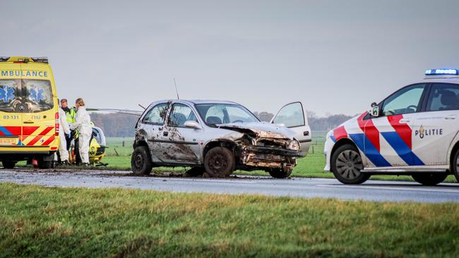 Traumahelikopter bij ernstig ongeval op N376 (Video)