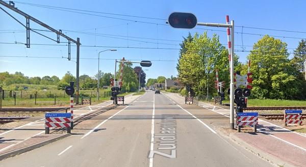 Spoorwegovergang N386 tussen Tynaarlo en Zuidlaren weekend afgesloten vanwege werkzaamheden