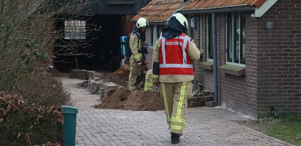 Gaslek door graafwerkzaamheden in Beilen (video)