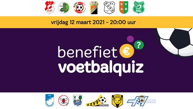 Benefiet Voetbalquiz clubs regio Hoogeveen