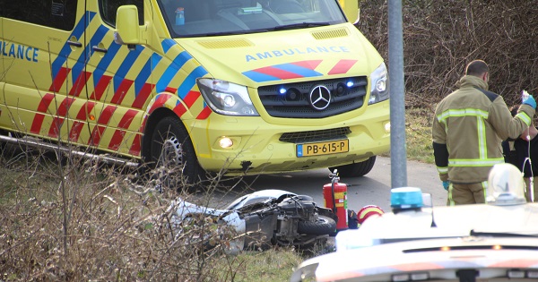 Traumahelikopter ingezet bij ernstig ongeval (video)