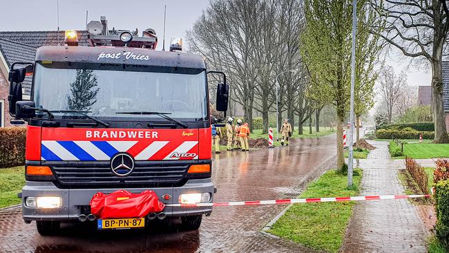 Gaslek door graafwerkzaamheden in Zeijen (Video)