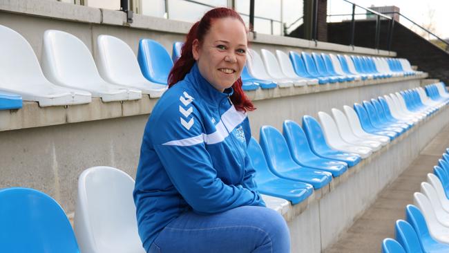 Claudia Pomper al jaren met plezier trainster meiden VV Hoogeveen