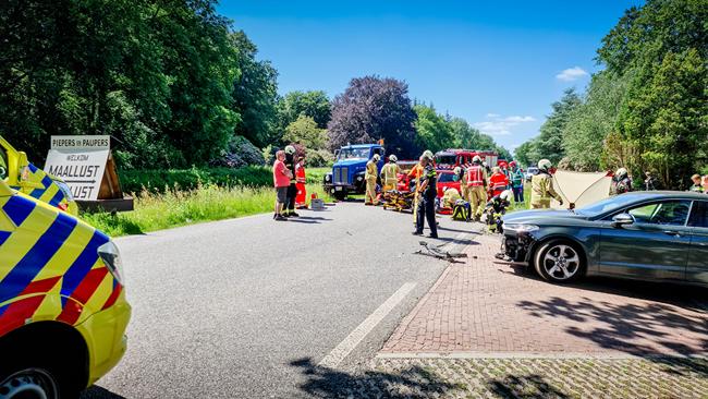 Traumahelikopter bij ernstig ongeval Veenhuizen: N919 afgesloten
