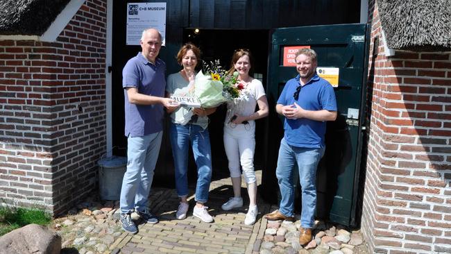 Duizendste bezoeker bij C+B Museum in Grolloo