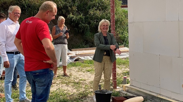 Start bouw vijf woningen in Kerkenveld