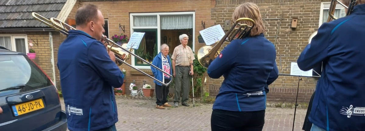 Serenade Egbert & Sientje 50 jaar getrouwd