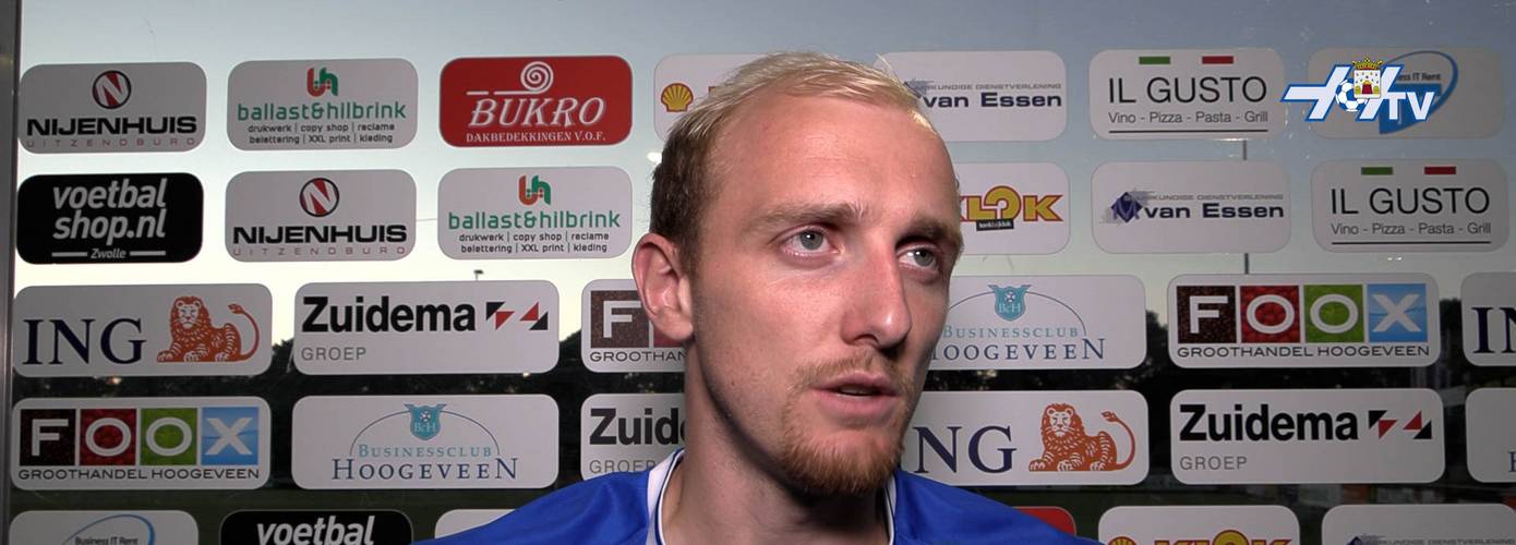 Hoogeveen speelt eerste nacompetitieduel met 0-0 gelijk tegen Hoogland (video)