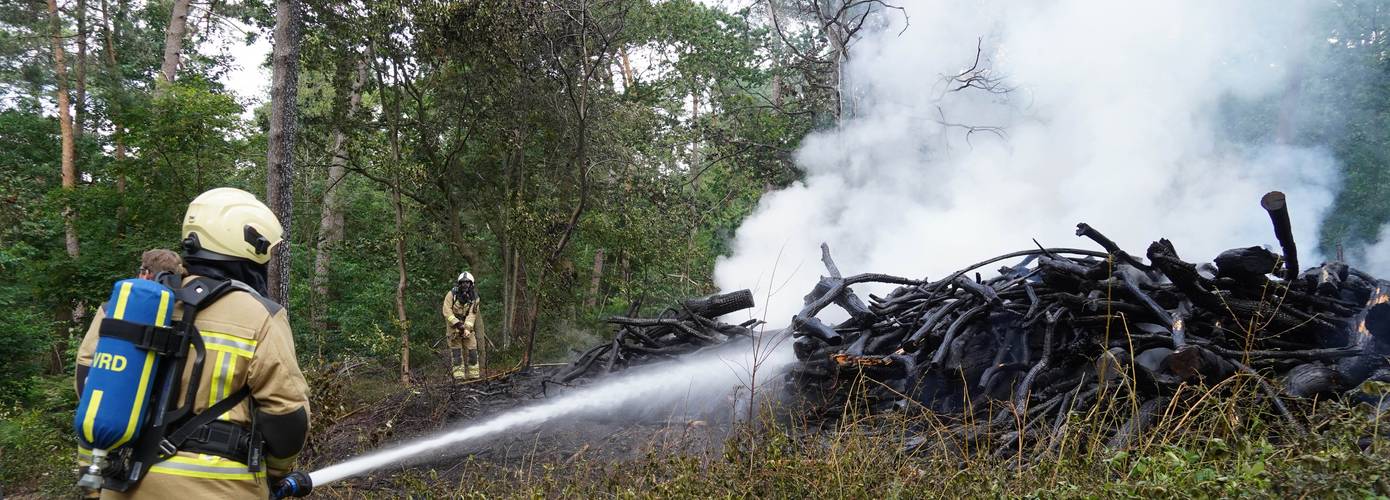 Grote inzet brandweer voor melding van natuurbrand