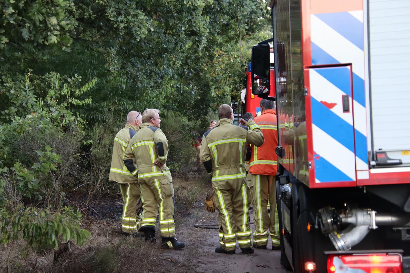 Brandje in bosgebied bij Eext (Video)