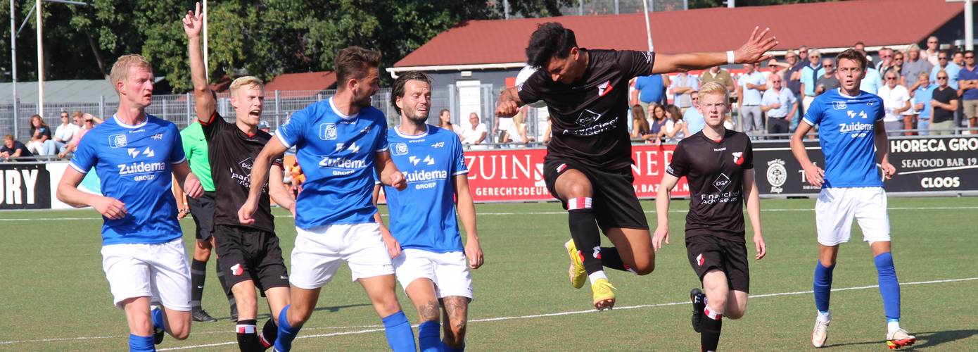 Hoogeveen zondag geeft wedstrijd in vier minuten weg en verliest met 4-2 (video)