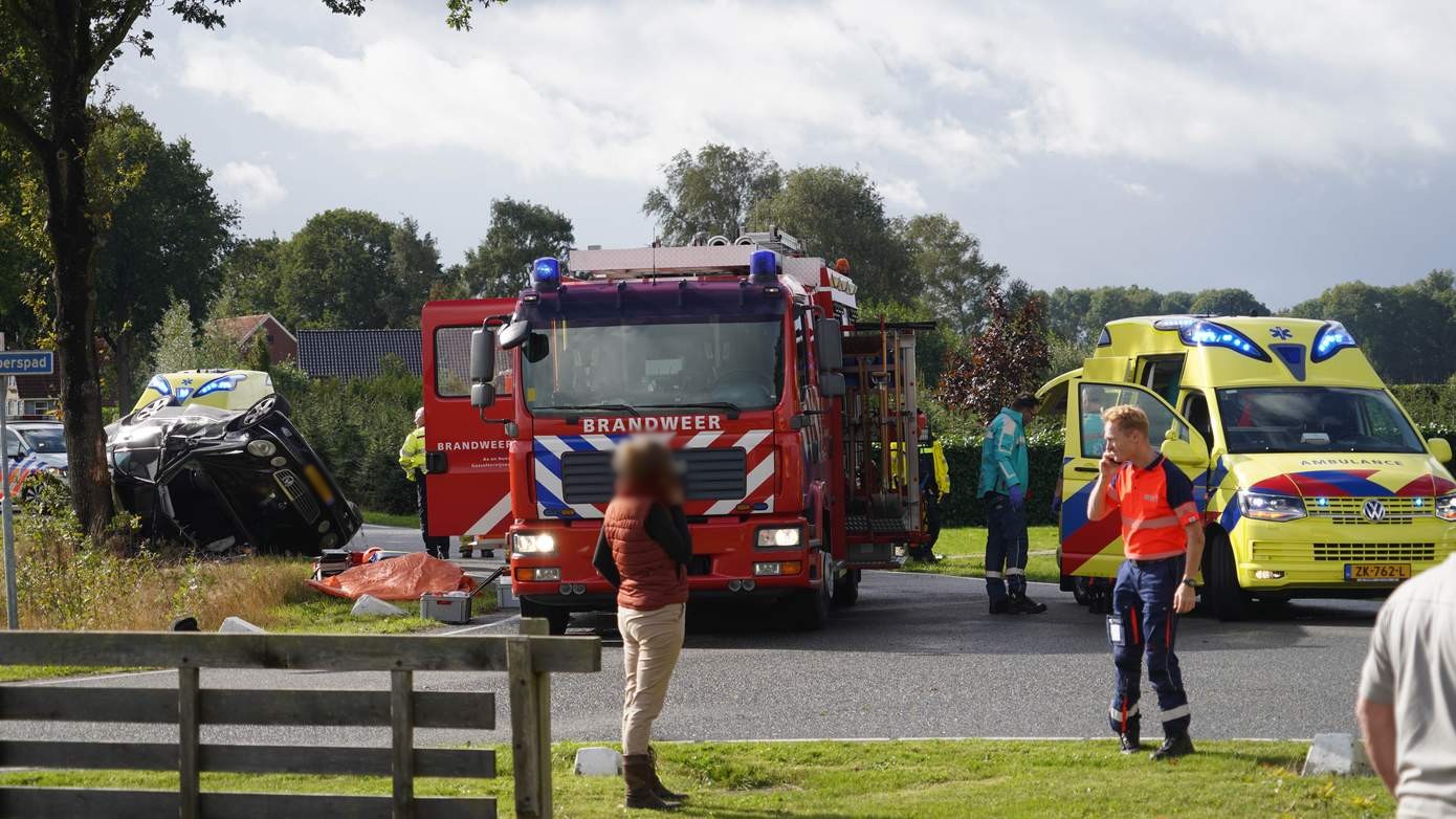 Traumahelikopter ingezet bij ernstig ongeval met twee gewonden