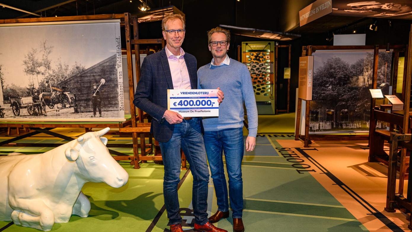 Museum de Proefkolonie in Frederiksoord krijgt 400.000 euro van VriendenLoterij om expositie samenwerking met