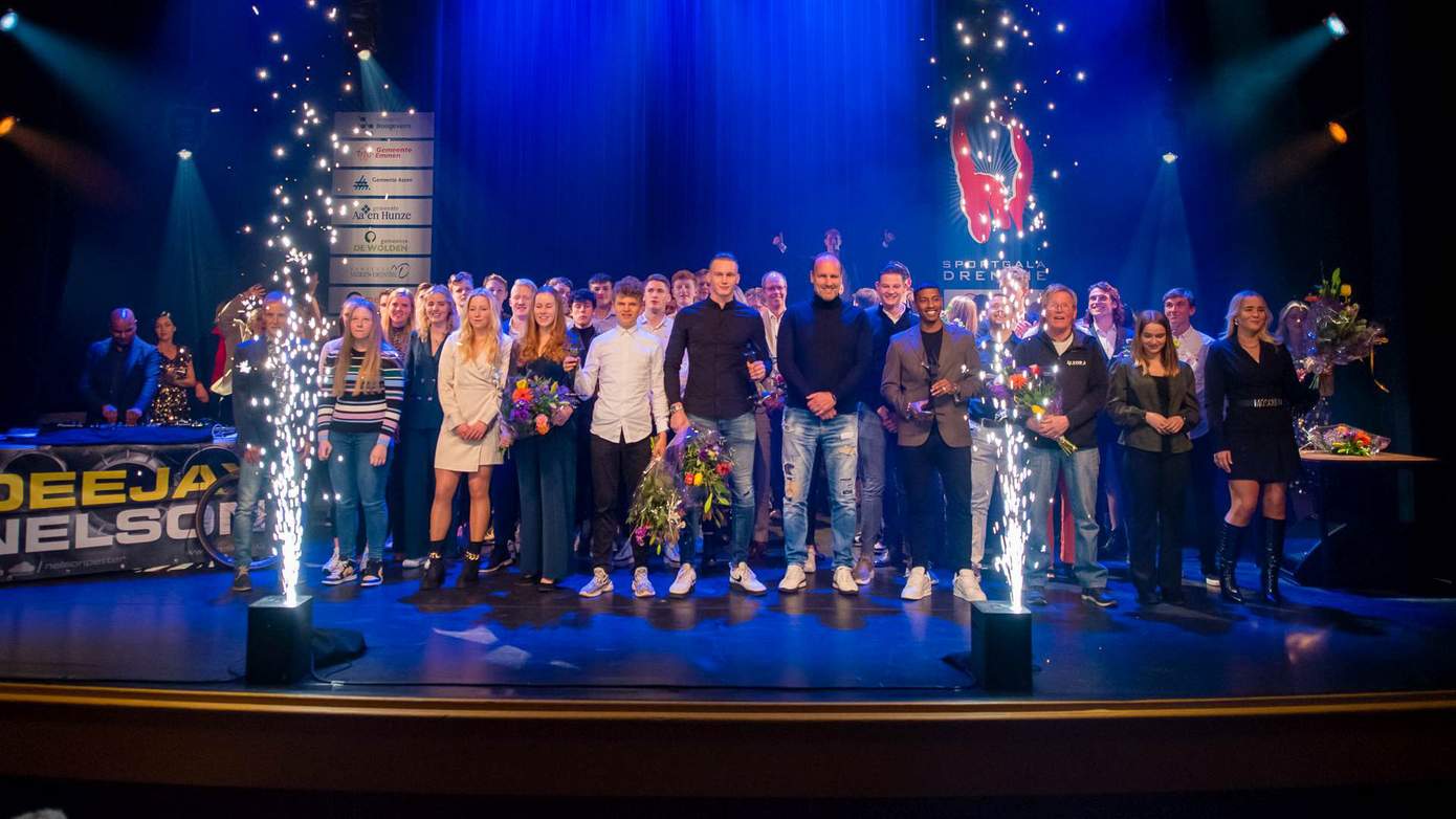 Brian Prent, Maike van der Duin, FC Emmen en David Haverdings winnaars Sportgala Drenthe 2022