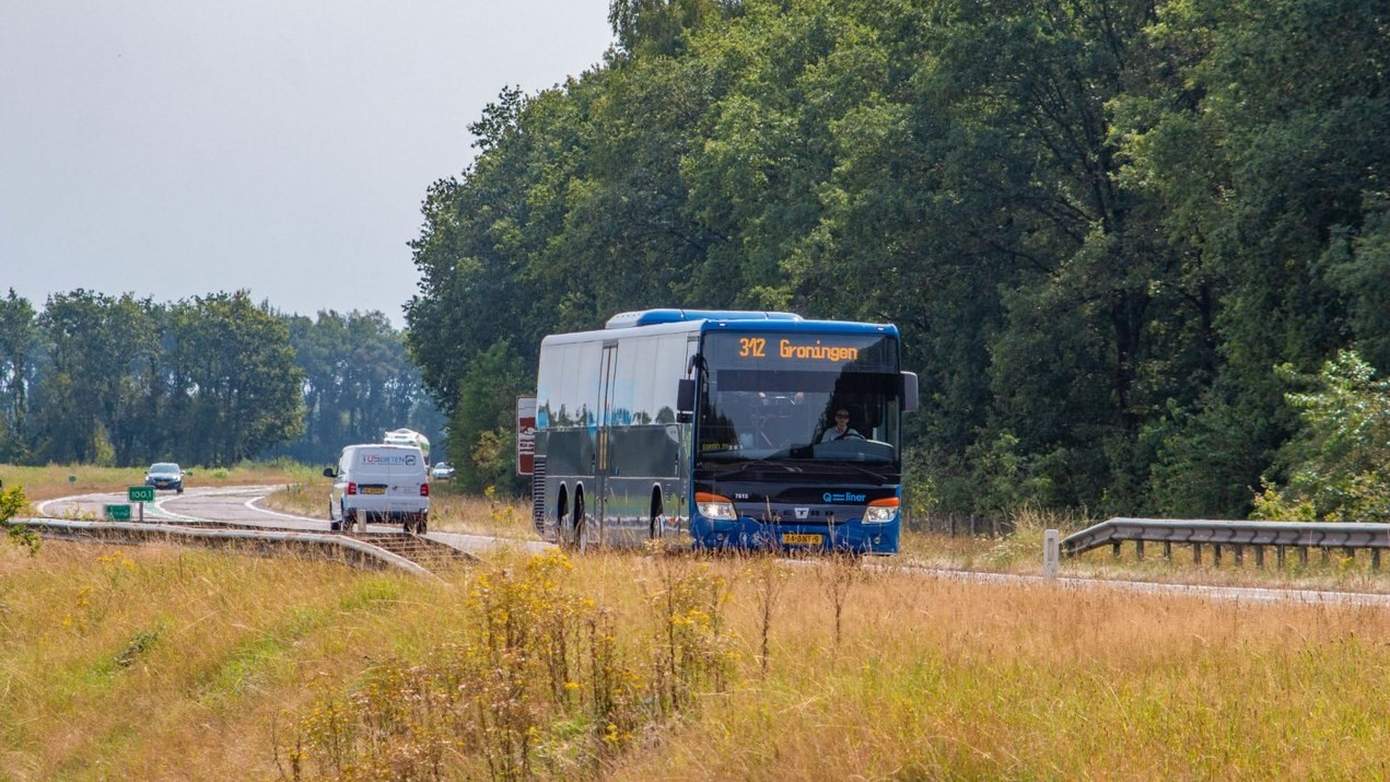 N34 tot 03:00 uur afgesloten vanwege maaiwerkzaamheden