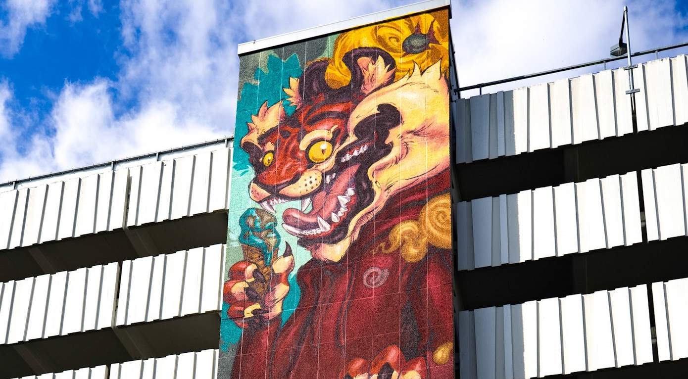 Street art festival transformeert Emmerhout tot kleurrijk openluchtmuseum
