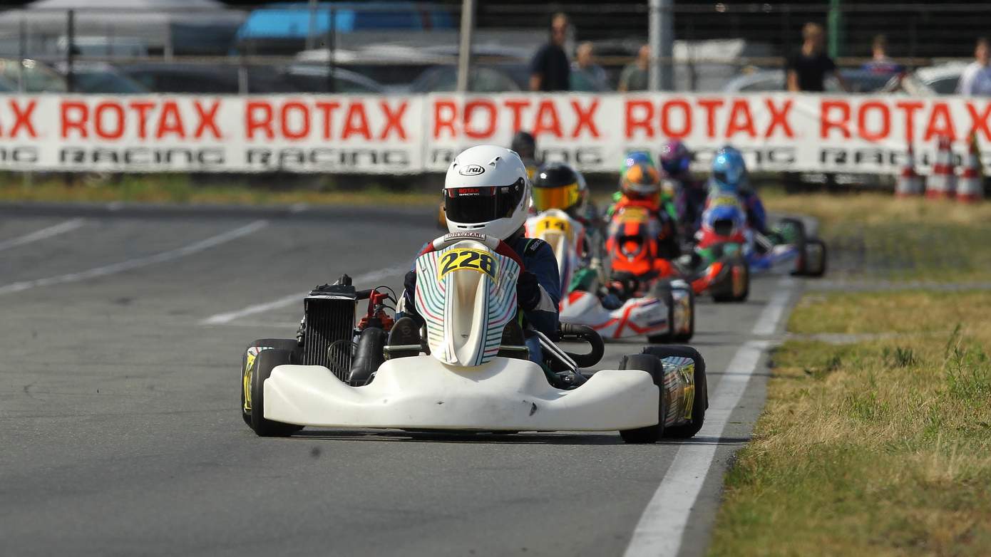 Rocco Keur (13) is onklopbaar tijdens Kart4Fun: uitsluitend P1