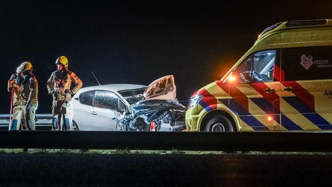 Zwaargewonde bij ernstig ongeval op A28