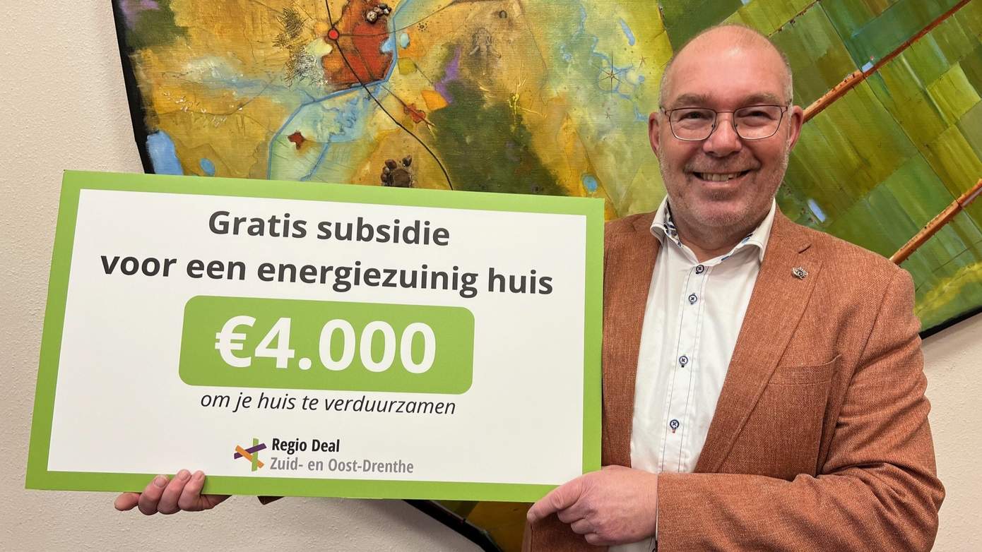 Gratis subsidie van maximaal €4000,- voor inwoners Borger-Odoorn voor een energiezuinig huis