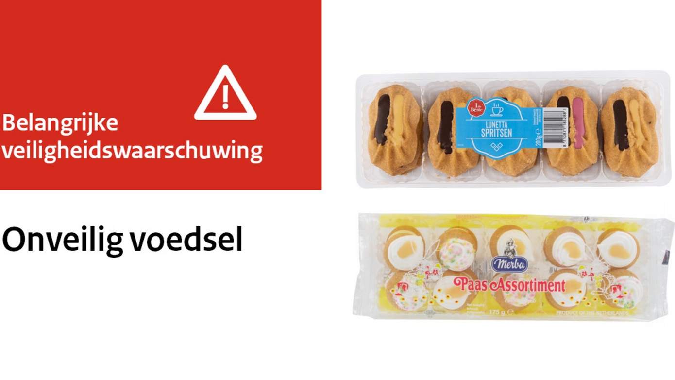 Opnieuw terugroepactie groot aantal koekjes vanwege metaaldeeltjes in product