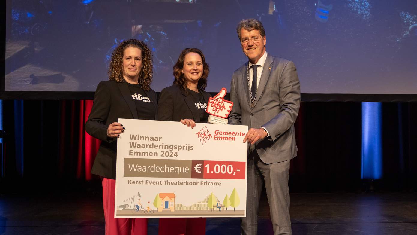 Kerst Event Theaterkoor Ericarré wint Waarderingsprijs 2024