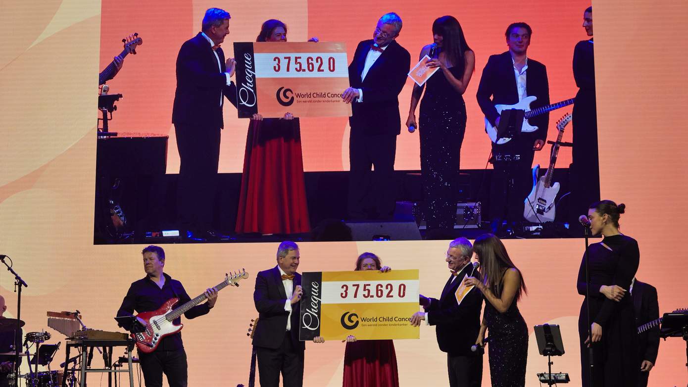 75 World Child Cancer vrijwilligers verzorgen prachtig Gala met opbrengst van € 375.620