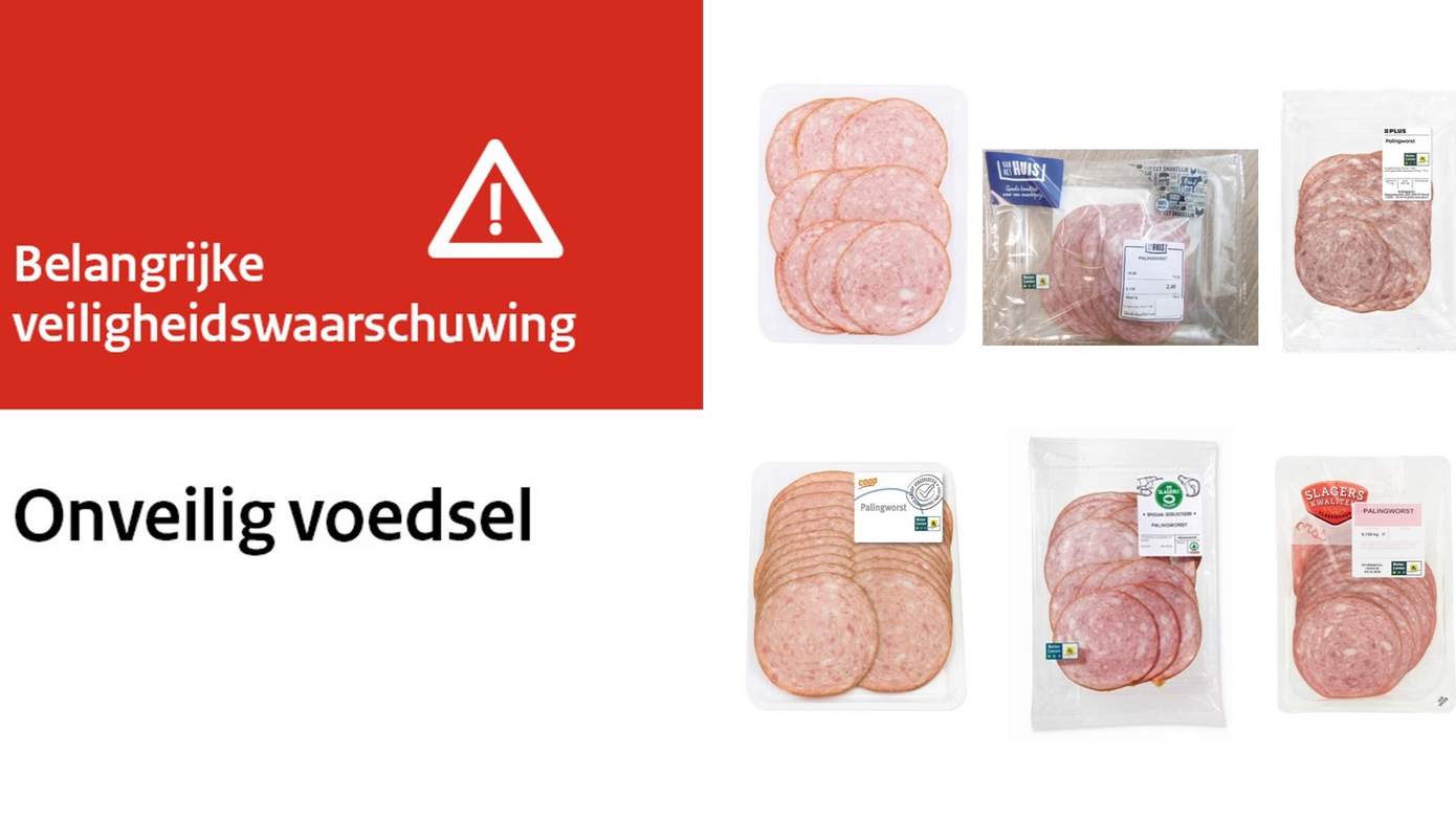 Verschillende supermarkten roepen palingworst terug vanwege mogelijk plastic in product