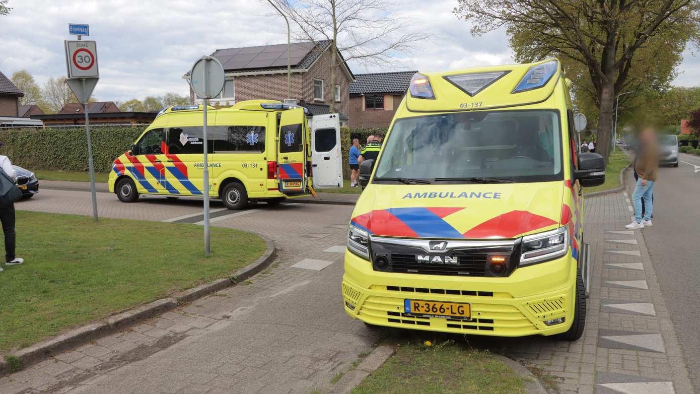 Traumahelikopter opgeroepen voor ongeval tussen auto en fietser