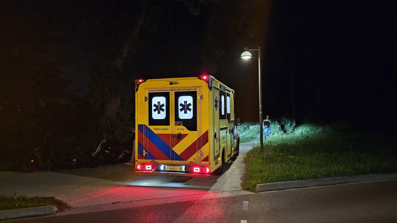 Scooterrijder gewond na ongeval in Eelderwolde