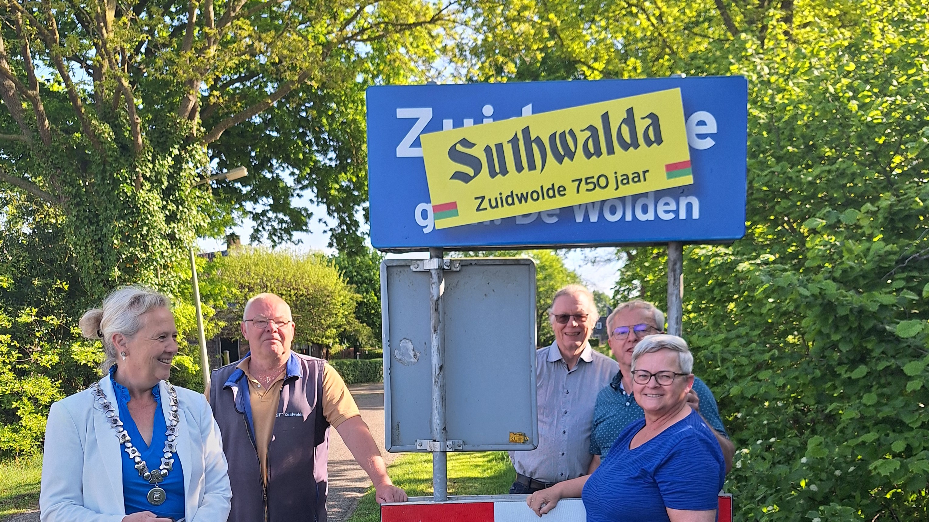 Zuidwolde heet voor even weer Suthwalda