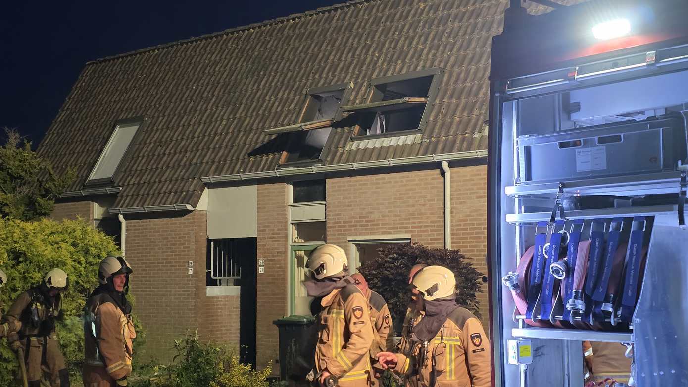 Bovenverdieping van woning uitgebrand in Beilen