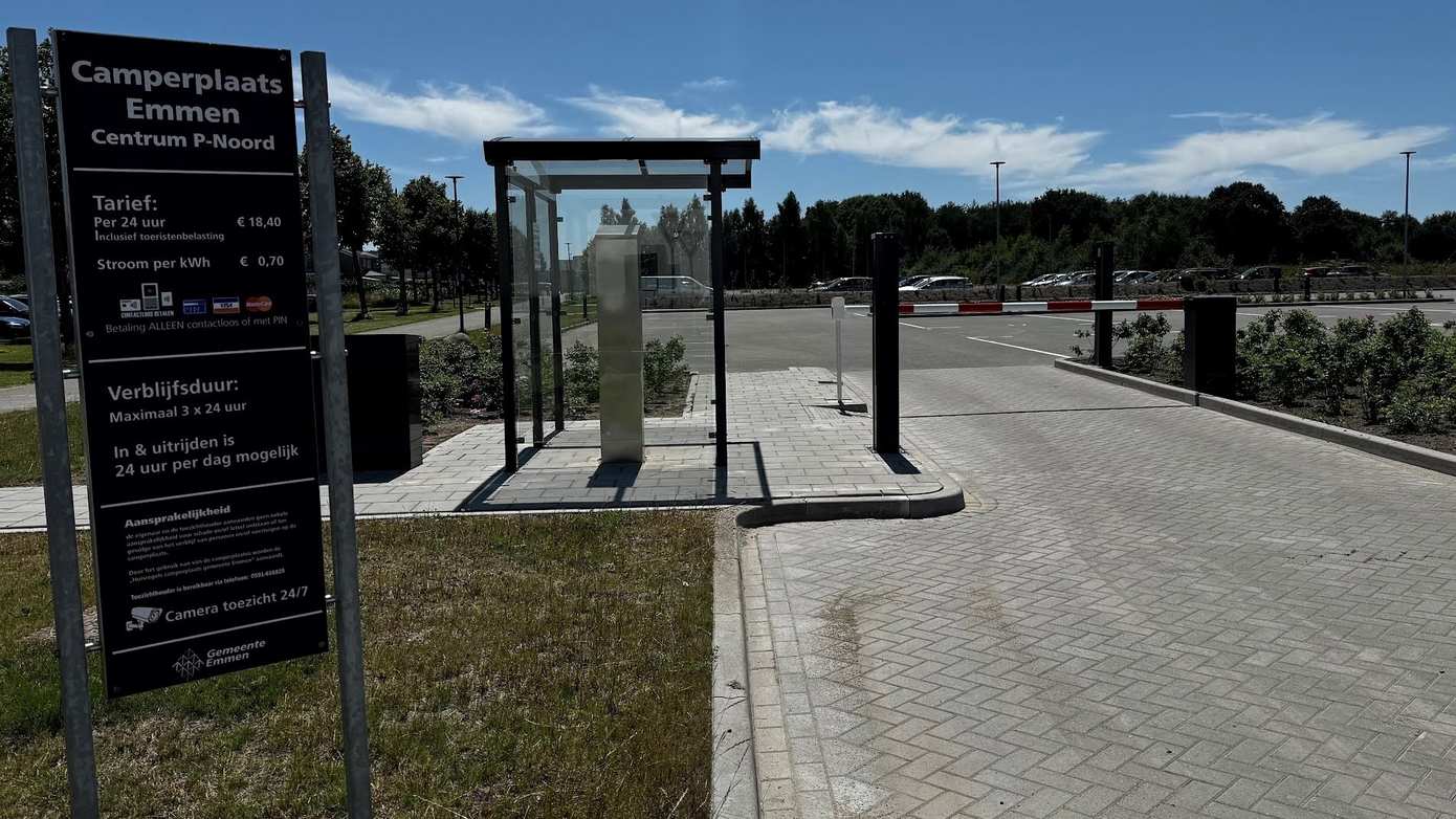 Opening nieuwe camperplaats in hart van Emmen 