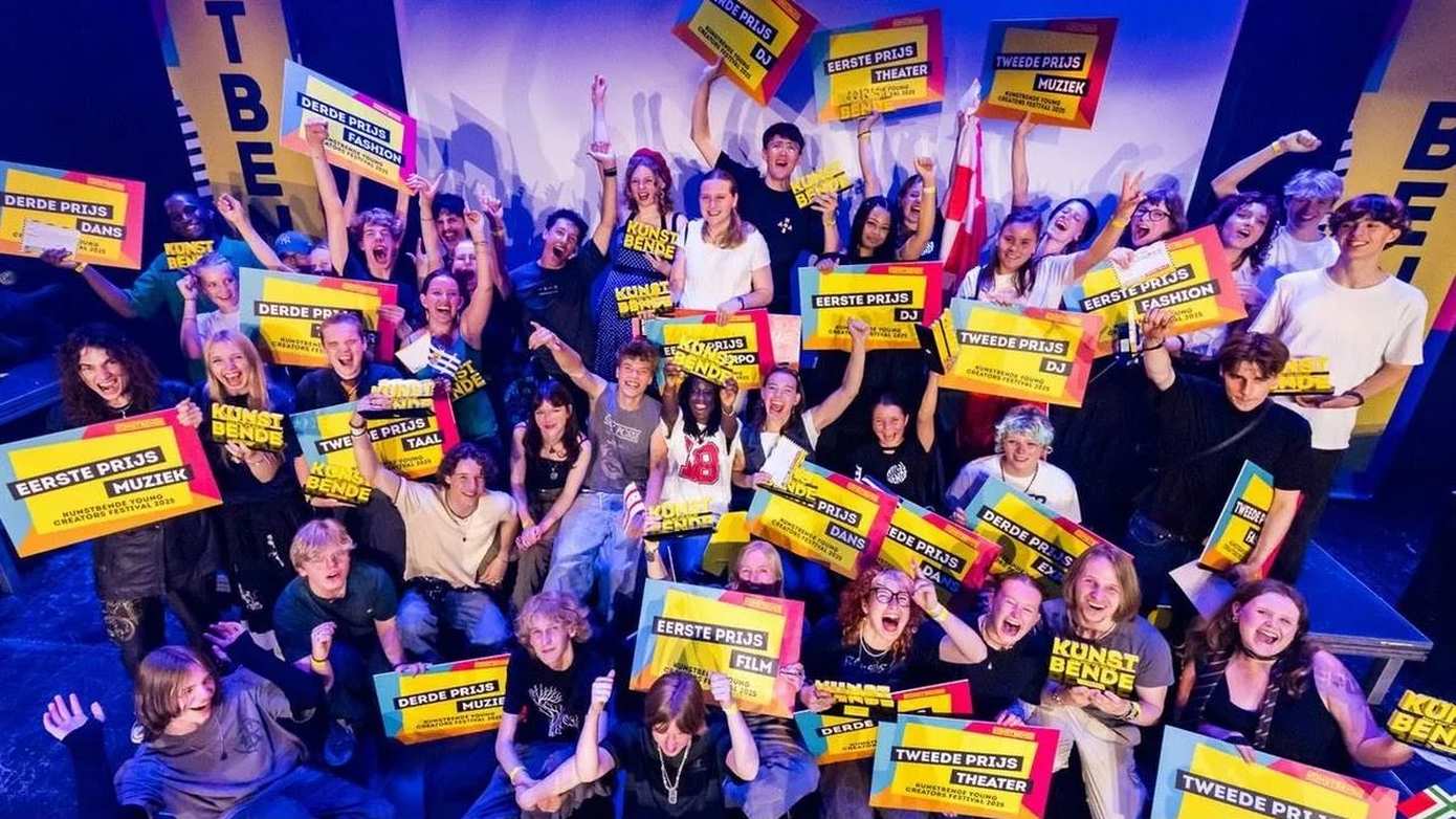 Vijf jongeren uit Drenthe bij winnaars kunstbende Young Creators Festival 2025