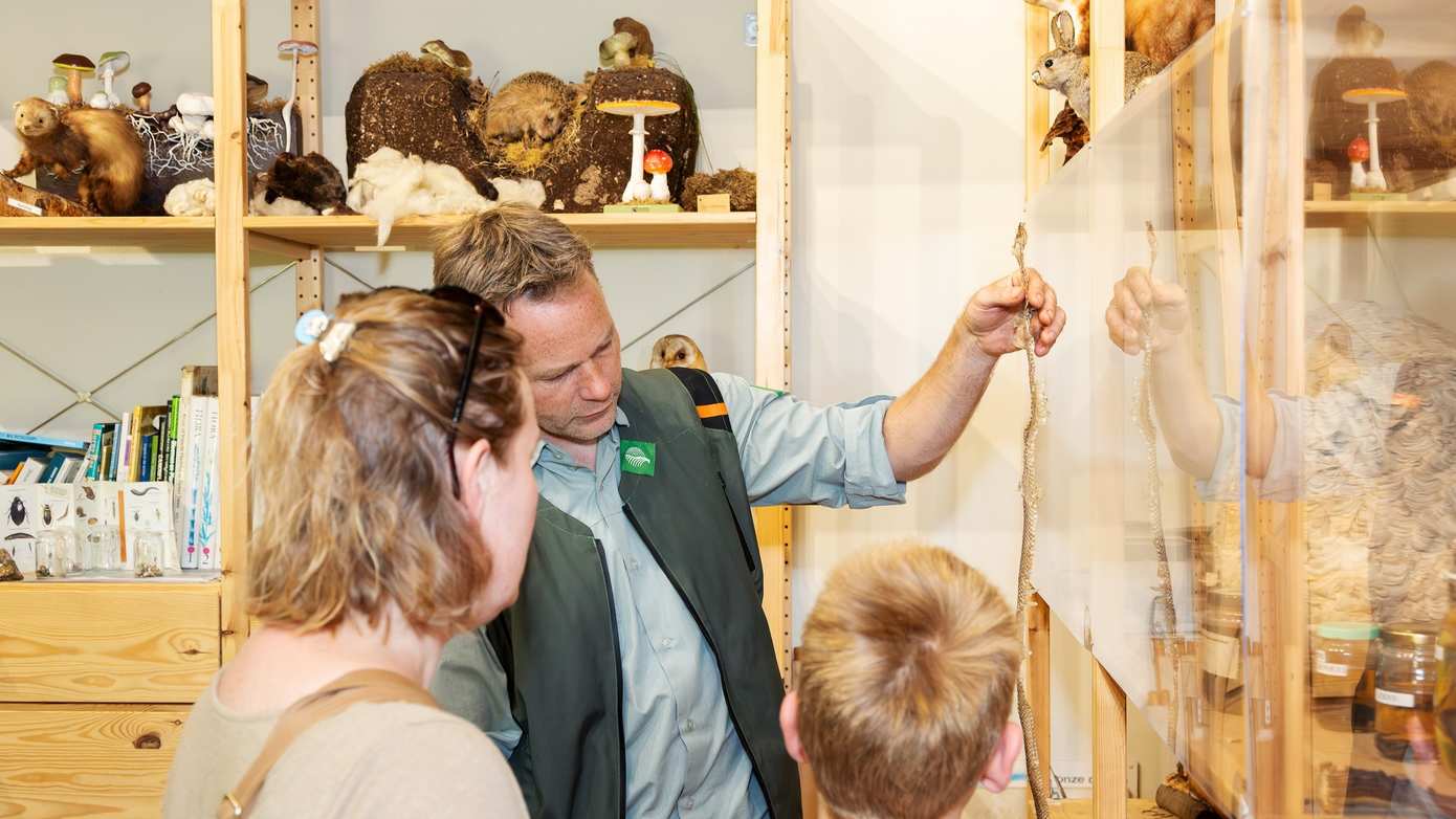 Boswachtersspreekuur in het Boswachterslab Appelscha