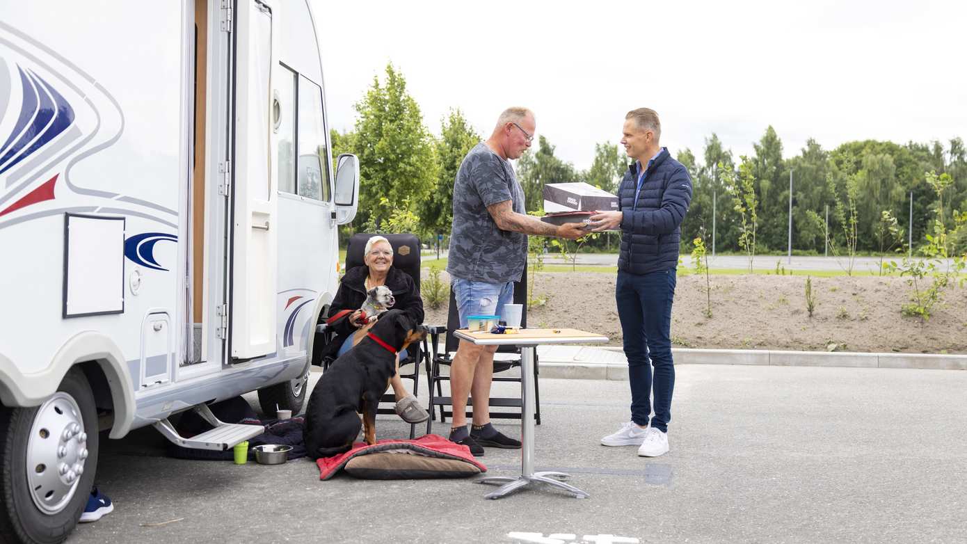 Feestelijke opening camperplaats Hunebed Highway
