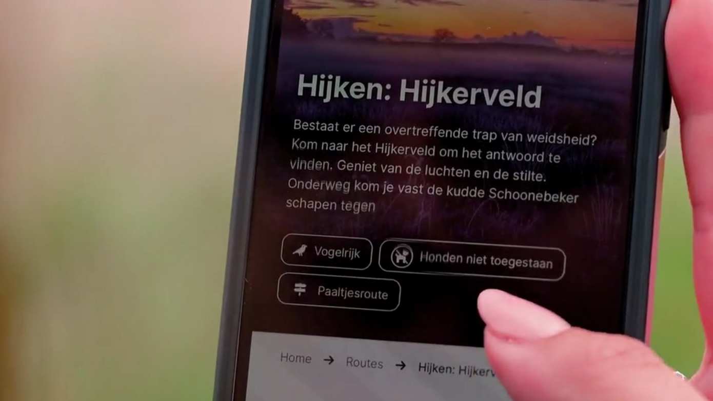 Het Drentse Landschap lanceert vernieuwde website voor einde om in Drenthe