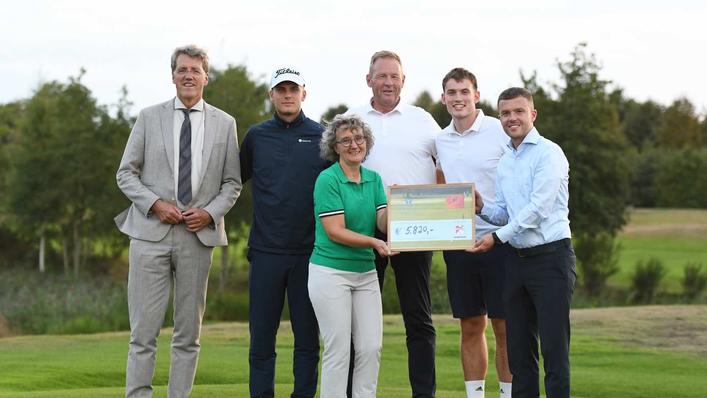 Larsen en Claridge golfen mee tijdens benefietdag voor FC Emmen Naoberschap